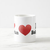 I Liebe-Bulgare Kaffeetasse (Mittel)