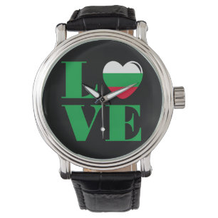 I Liebe Bulgarien Armbanduhr
