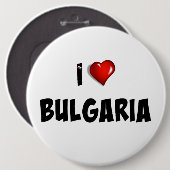 I Liebe Bulgarien Button (Vorne & Hinten)