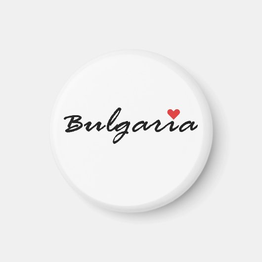 I Liebe Bulgarien Magnet (Vorne)