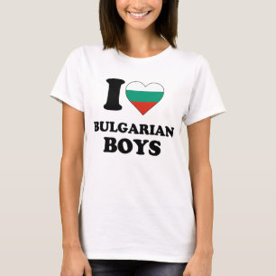 I Liebe Bulgarische Jungen T-Shirt