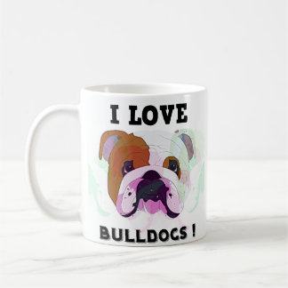 I Liebe Bulldogs Kaffeetasse