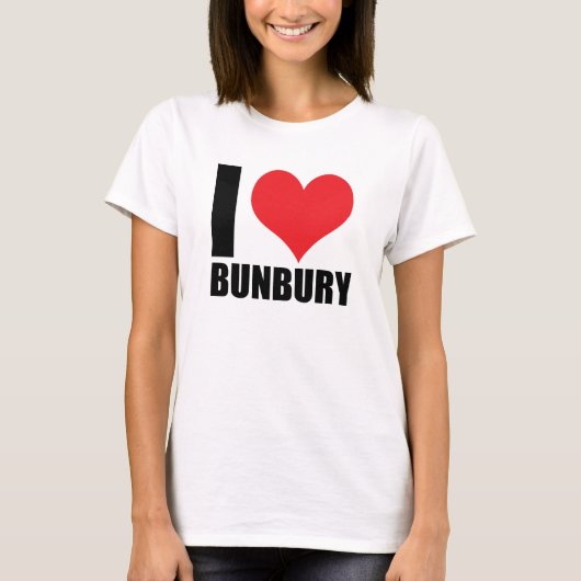 I Liebe Bunbury T-Shirt (Vorderseite)
