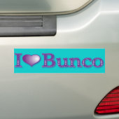 I Liebe Bunco Autoaufkleber (Auf Auto)