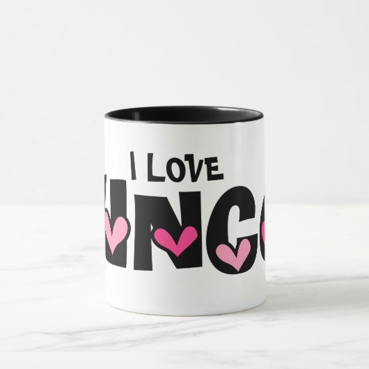 I LIEBE BUNCO Tasse (Zentrum)