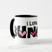 I LIEBE BUNCO Tasse (Vorderseite Links)