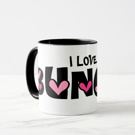 I LIEBE BUNCO Tasse (Vorderseite Links)