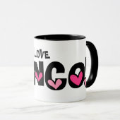 I LIEBE BUNCO Tasse (VorderseiteRechts)