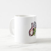 I Liebe Bunnies Fun Bunny Kanbit Kunstwerke Kaffeetasse (Vorderseite Links)