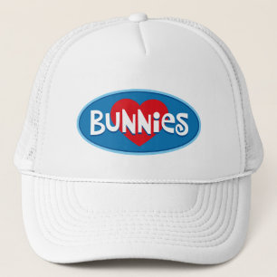 I Liebe Bunnies Truckerkappe