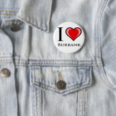 I Liebe Burbank Button (Beispiel)