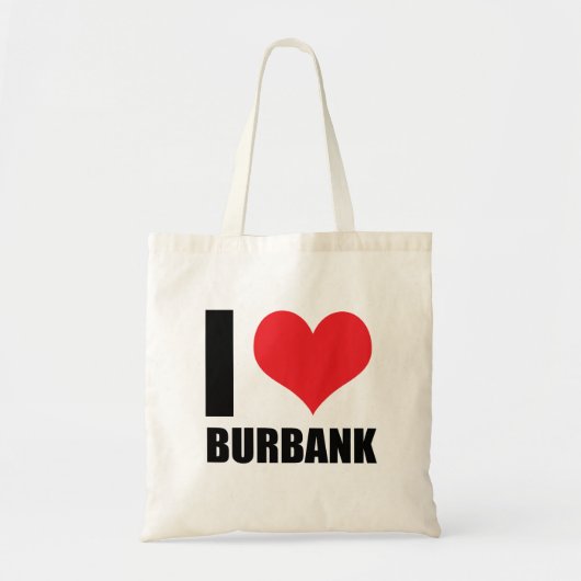 I Liebe Burbank Tragetasche (Vorne)