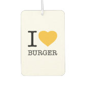 I LIEBE BURGER AUTOLUFTERFRISCHER (Vorderseite)