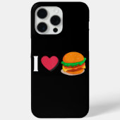 I Liebe Burger Cheeseburger ungesunde Ernährung Case-Mate iPhone Hülle (Rückseite)