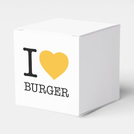 I LIEBE BURGER GESCHENKSCHACHTEL (Vorderseite)