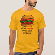 I Liebe-Burger-T-Shirt