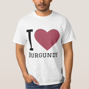 I Liebe burgundy T-Shirt