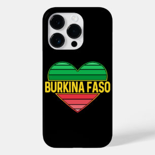 I Liebe Burkina Faso, Herz Burkinabè Case-Mate iPhone 14 Pro Hülle
