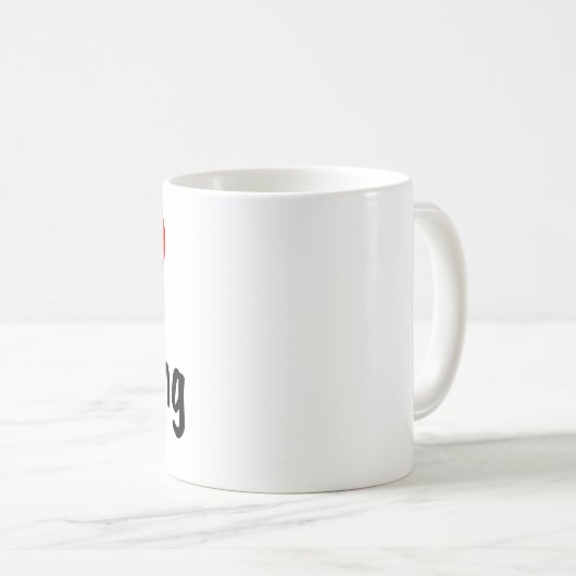 I Liebe Burning Kaffeetasse (VorderseiteRechts)