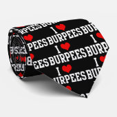 I Liebe Burpees, Fitness Krawatte (Gerollt)