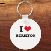 I Liebe Burritos Schlüsselanhänger (Vorderseite)