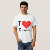 I Liebe Burritos T-Shirt (Vorne ganz)