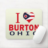 I Liebe Burton, Ohio Mousepad (Mit Mouse)