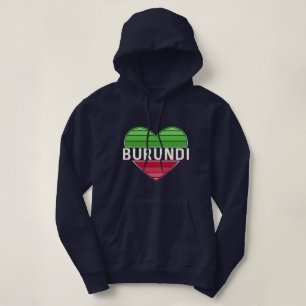 I Liebe Burundi, Burundisches Herz Hoodie