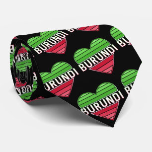 I Liebe Burundi, Burundisches Herz Krawatte