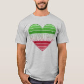 I Liebe Burundi, Burundisches Herz T-Shirt (Vorderseite)