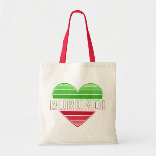 I Liebe Burundi, Burundisches Herz Tragetasche