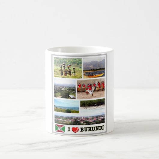 I Liebe Burundi - Kaffeetasse (Mittel)