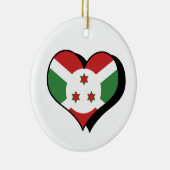 I Liebe Burundi Ornament (Rechts)