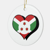 I Liebe Burundi Ornament (Links)