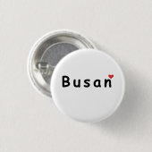 I Liebe Busan Button (Vorne & Hinten)