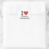 I ❤️ Liebe Business Management STICKER (Tasche)