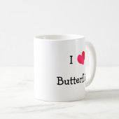 I Liebe Butterflies Kaffeetasse (VorderseiteRechts)