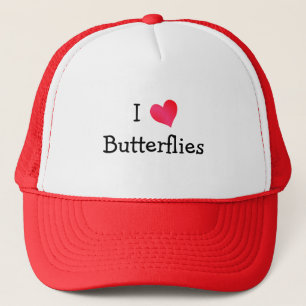 I Liebe Butterflies Truckerkappe