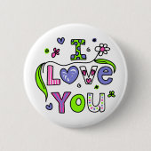 I Liebe Button (Vorderseite)