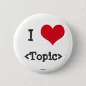 I Liebe __ Button (Vorderseite)