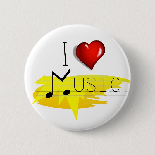 I Liebe Button (Vorderseite)