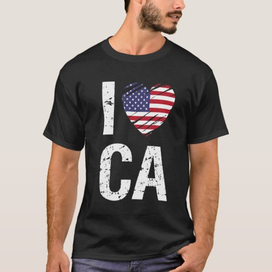 I Liebe Ca California T-Shirt (Vorderseite)