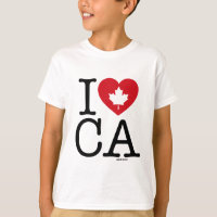 I LIEBE CA | Ich Liebe Kanada Custom Kid's T - Shi