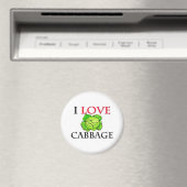 I Liebe Cabbage Magnet (In Situ (Geschirrspüler))