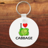 I Liebe Cabbage Schlüsselanhänger (Vorderseite)