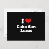 I LIEBE CABO SAN LUCAS POSTKARTE (Vorne/Hinten)