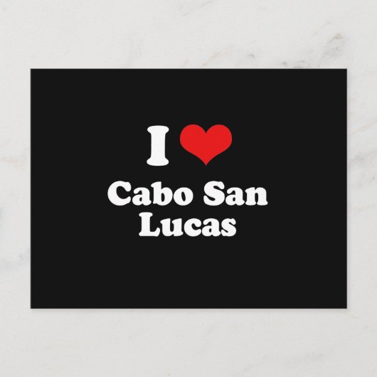 I LIEBE CABO SAN LUCAS POSTKARTE (Vorderseite)