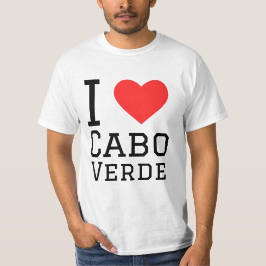 I Liebe Cabo verde T-Shirt (Vorderseite)