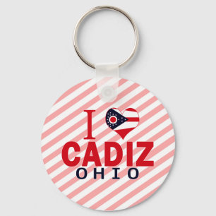 I Liebe Cadiz, Ohio Schlüsselanhänger