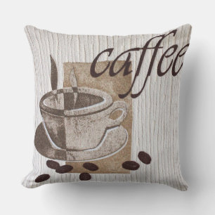 I Liebe Caffee (Kaffee) Designer Kissen